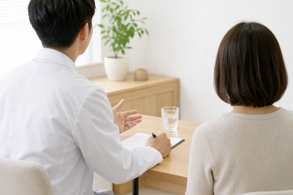 健康相談の風景（仮写真）